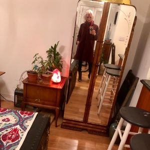 Vintage burgundy wine coat 🧥 Cinzia Rocca Due